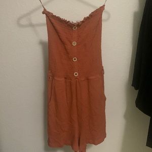 Orange Romper
